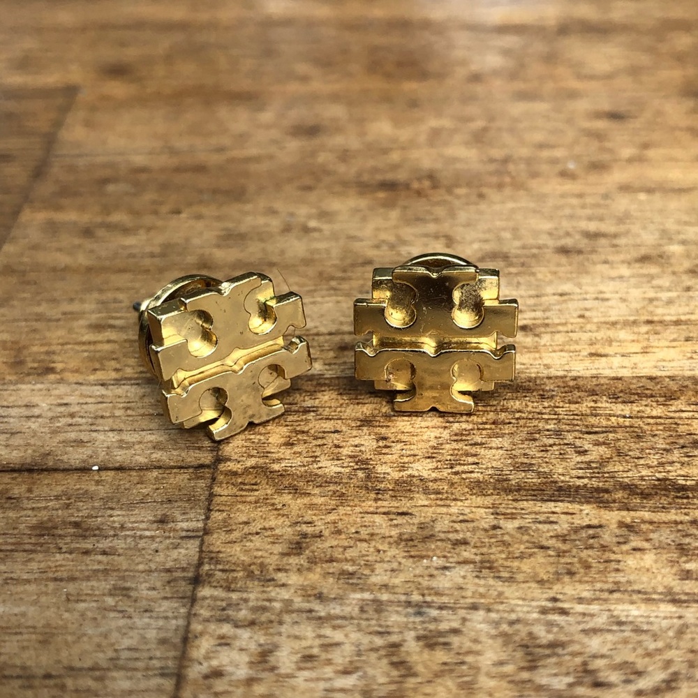 Tory Burch Stud Gold Earrings